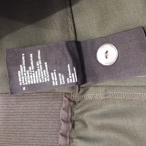 COS women's wool tailored dark green straight leg pants. GUC with one flaw. Size - Picture 10 of 10